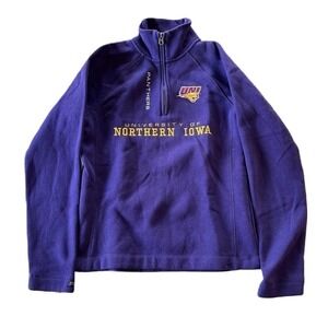 UNI Panthers Purple Quarter Zip Pullover Small